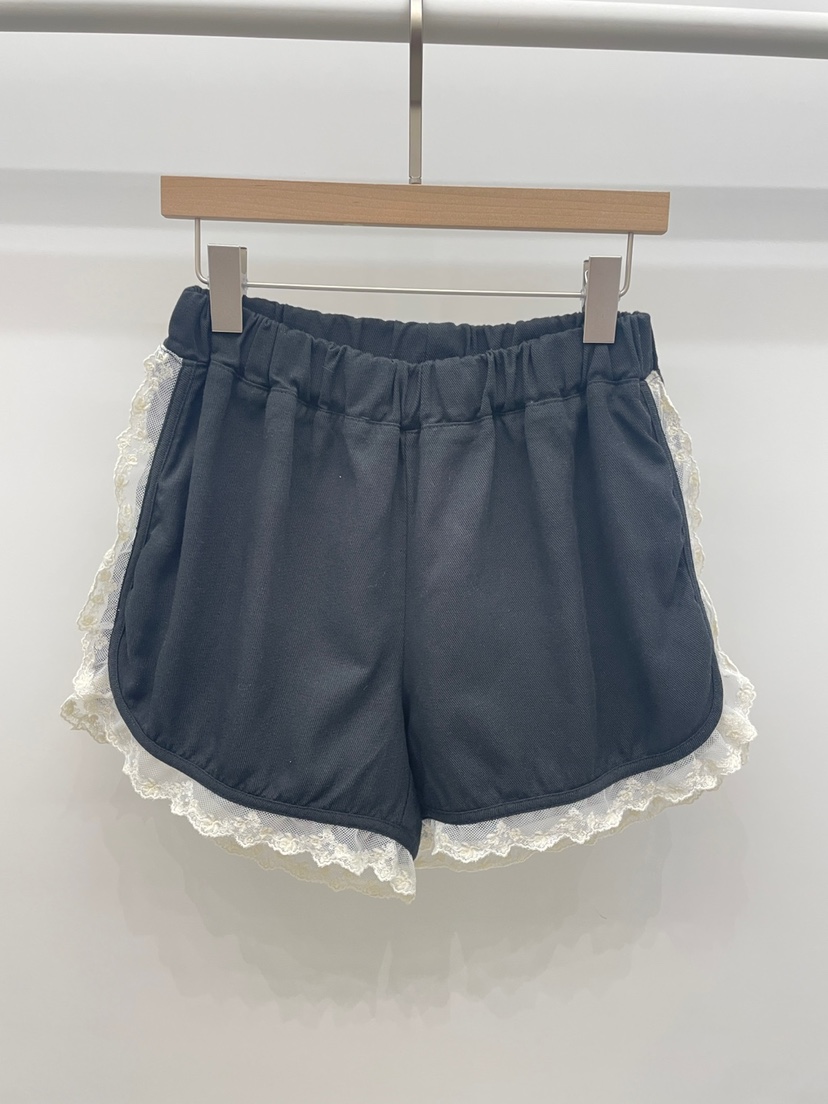 NYLON東大門實拍女士新品25春夏熱賣真品職業人氣推薦短褲蕾絲NYLON短褲