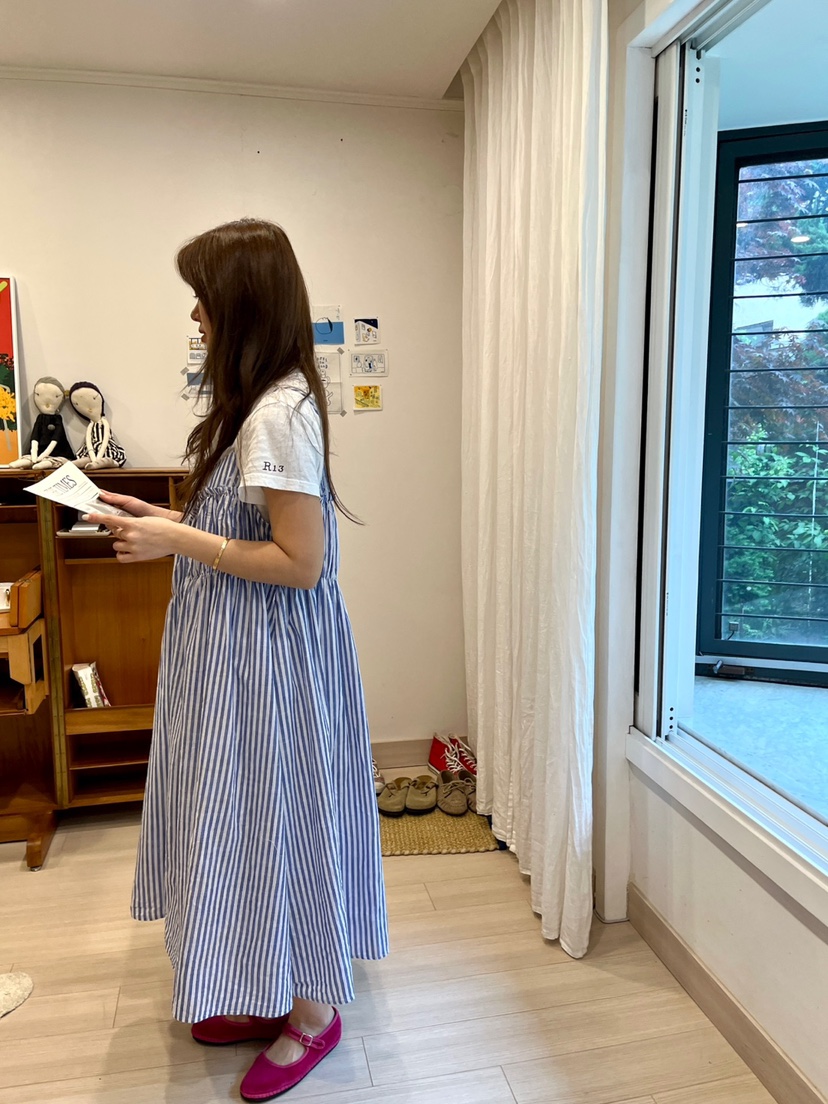 AT NOTE東大門實拍女士新款25春夏真品職業休閑連衣裙荷葉邊AT NOTE連衣裙