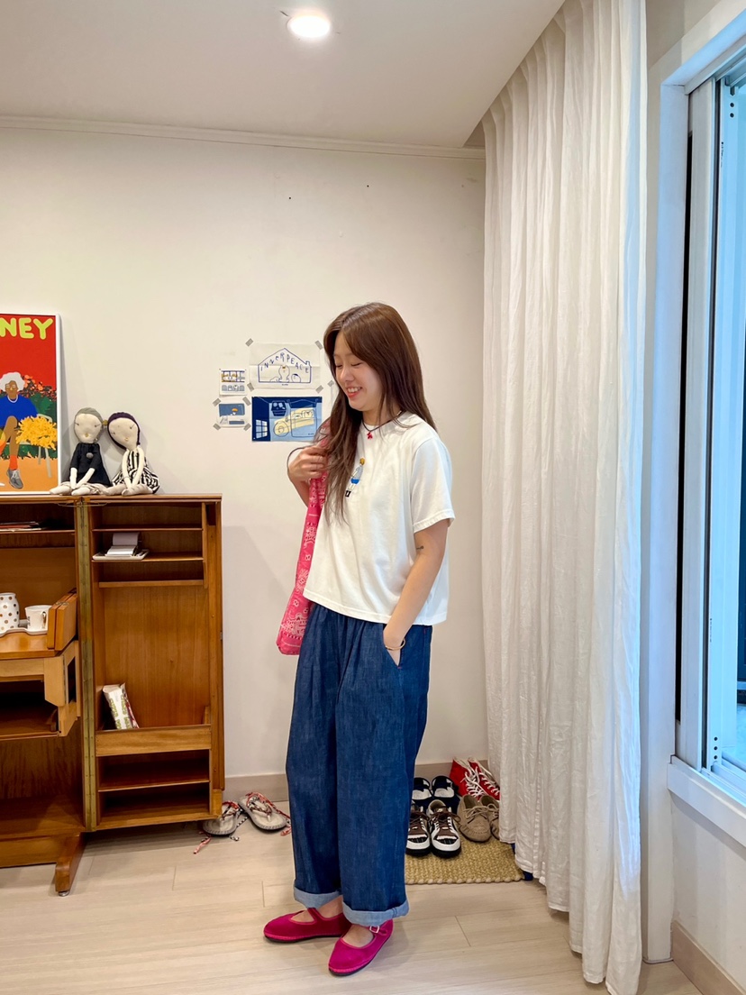 AT NOTE東大門實拍女士新品真品人氣時尚休閑25春夏T恤口袋AT NOTET恤