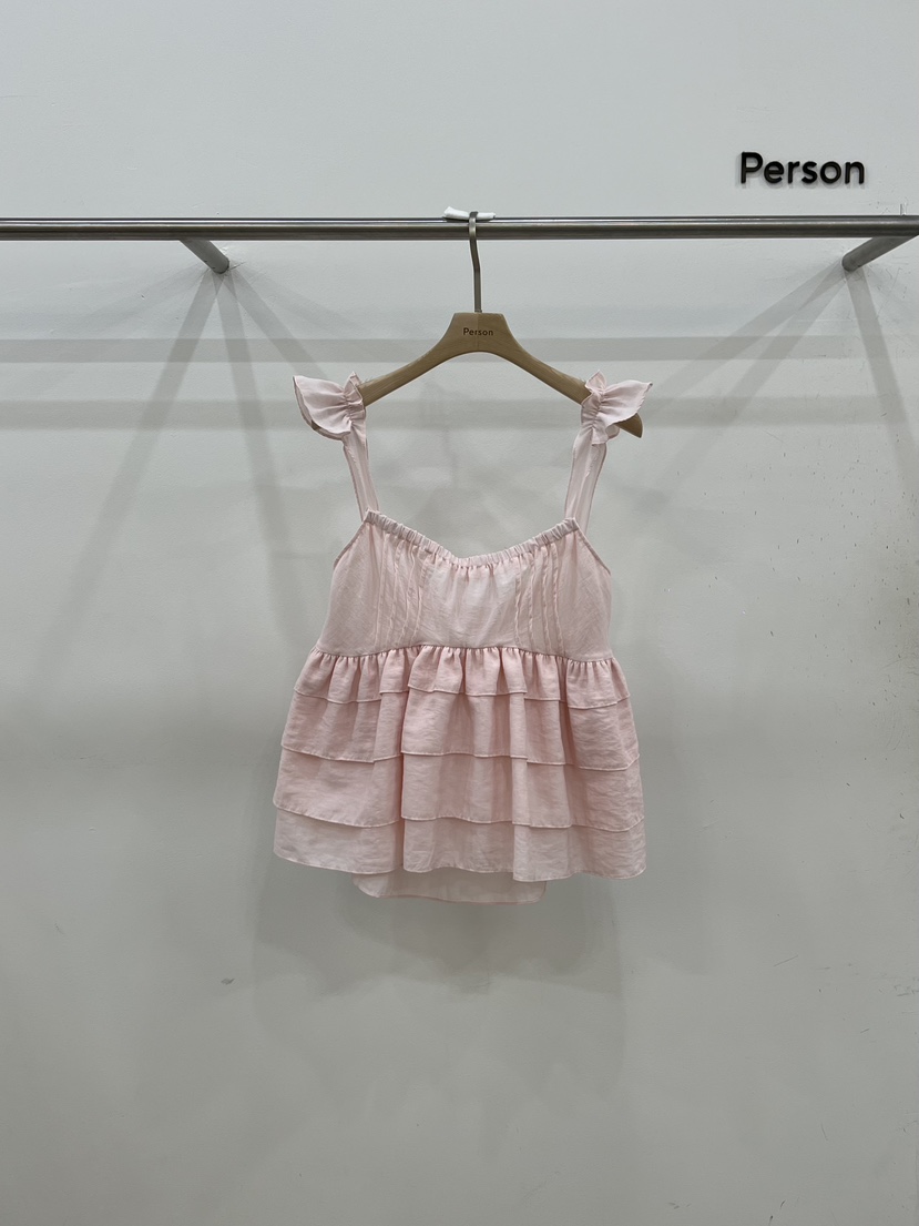 PERSON東大門代購女裝新品人氣25春夏真品熱賣時尚襯衫蕾絲衫PERSON襯衫/蕾絲衫圖色2