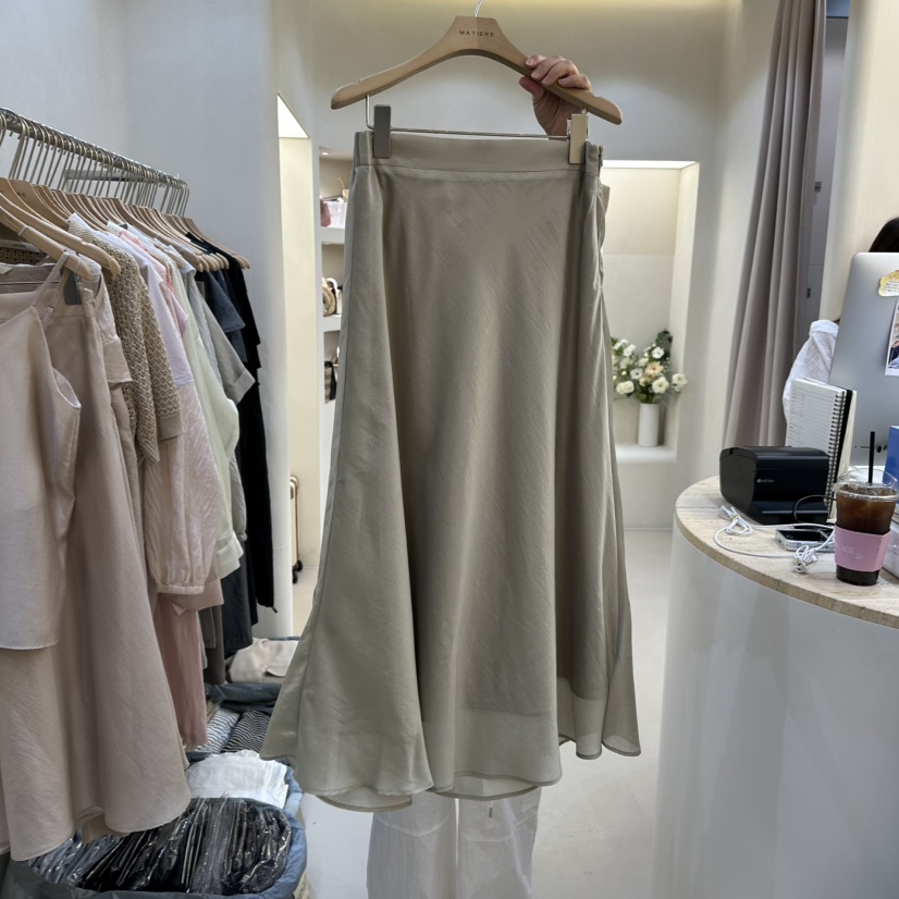 MATIERE韓國直郵女裝新品25春夏職業推薦休閑時尚真品熱賣長裙MATIERE長裙圖色3