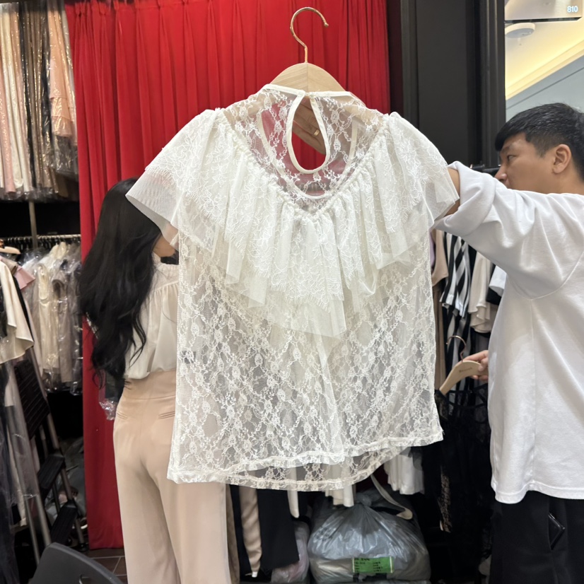 HERISH-HAUTE東大門實拍女士新款推薦休閑25春夏襯衫蕾絲衫HERISH-HAUTE襯衫/蕾絲衫