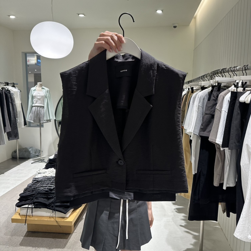 GRADE東大門直郵女士新品人氣熱賣休閑25春夏推薦真品職業馬甲GRADE馬甲圖色2