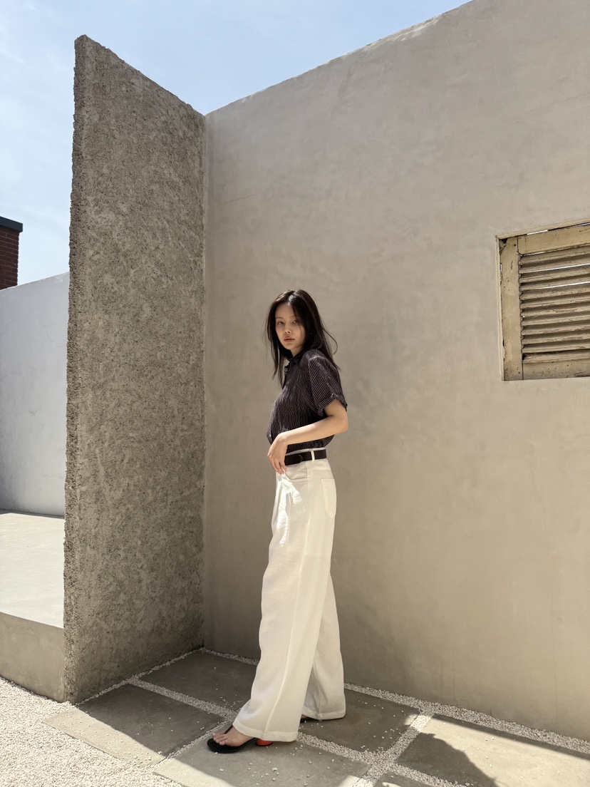 LIMLIMLIM韓國代購女士新品職業時尚熱賣人氣襯衫蕾絲衫亞麻布LIM LIM LIM襯衫/蕾絲衫