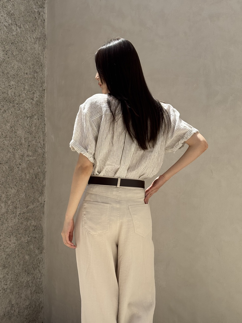 LIMLIMLIM韓國代購女士新品職業時尚熱賣人氣襯衫蕾絲衫亞麻布LIM LIM LIM襯衫/蕾絲衫