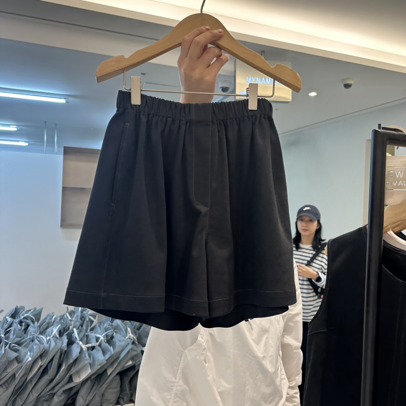 OVU東大門代購女士新款真品人氣時尚休閑推薦熱賣職業短褲亞麻OVU短褲圖色3