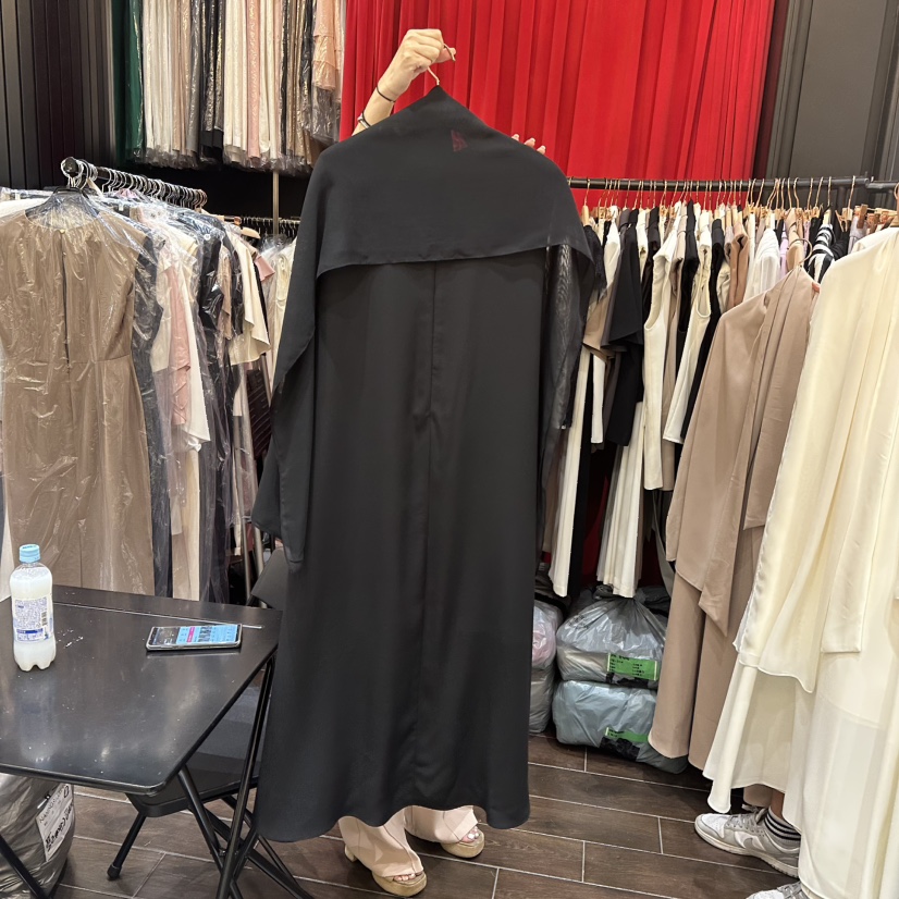 HERISH-HAUTE東大門直郵女士新款人氣職業25春夏連衣裙披肩腰帶HERISH-HAUTE連衣裙