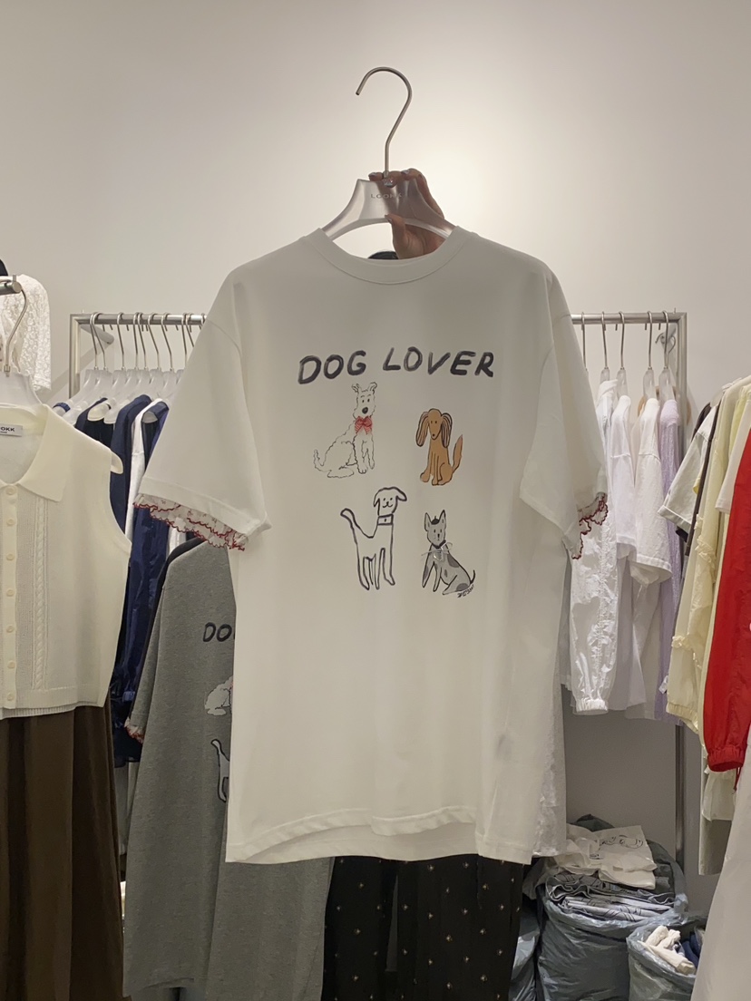 LOOKK韓國直郵女士新品真品休閑職業人氣時尚25春夏推薦T恤LOOKKT恤