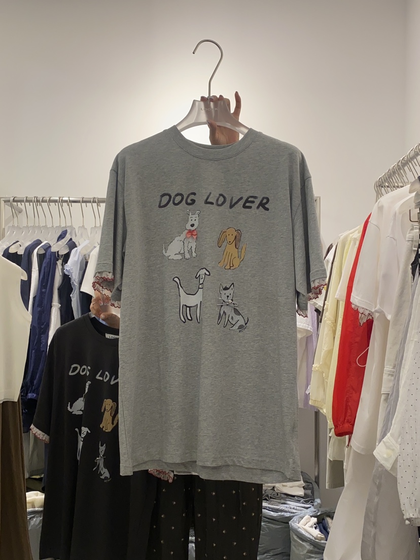 LOOKK韓國直郵女士新品真品休閑職業人氣時尚25春夏推薦T恤LOOKKT恤圖色2