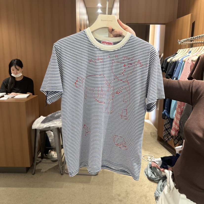 REPERTORY東大門實拍女士新款真品時尚25春夏推薦職業人氣T恤REPERTORYT恤