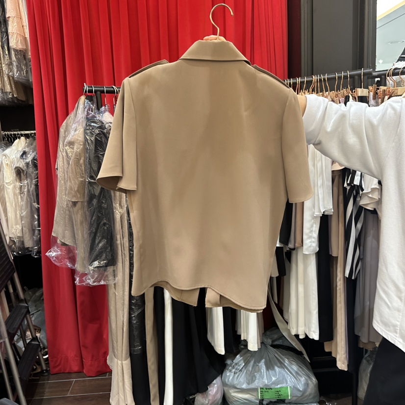 HERISH-HAUTE韓國直郵女士新品職業25春夏真品時尚襯衫蕾絲衫HERISH-HAUTE襯衫/蕾絲衫