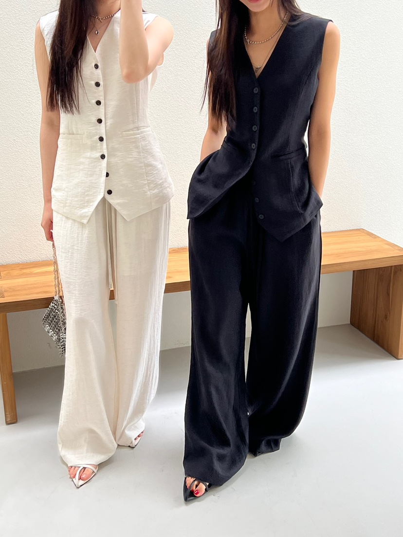 SPECIAL東大門實拍女士新款休閑時尚人氣套裝兩件套套裝亞麻SPECIAL套裝