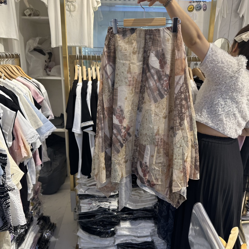 COCO HOLIC東大門實拍女士新品25春夏職業休閑時尚熱賣長裙COCO HOLIC長裙