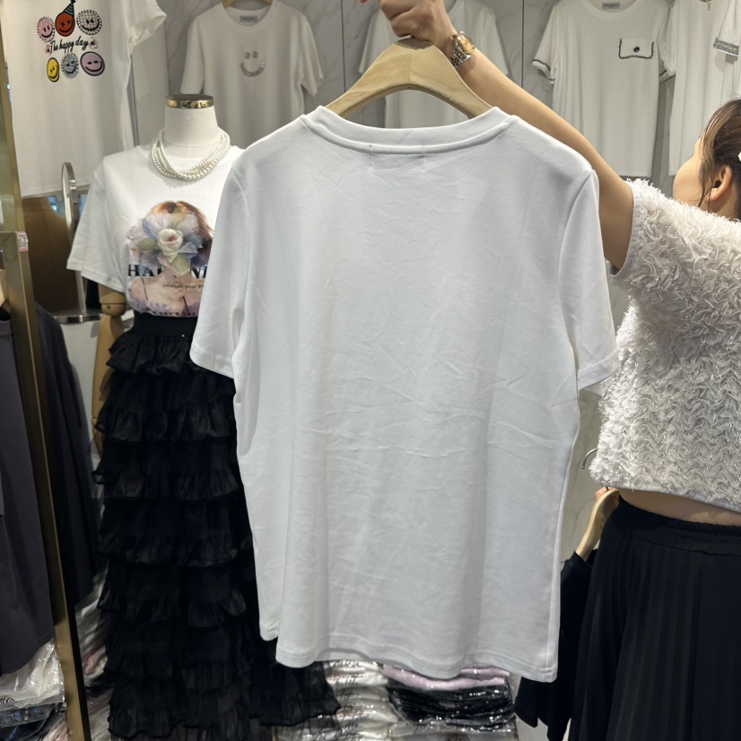 COCO HOLIC韓國代購女裝新品休閑職業真品熱賣推薦25春夏T恤COCO HOLICT恤