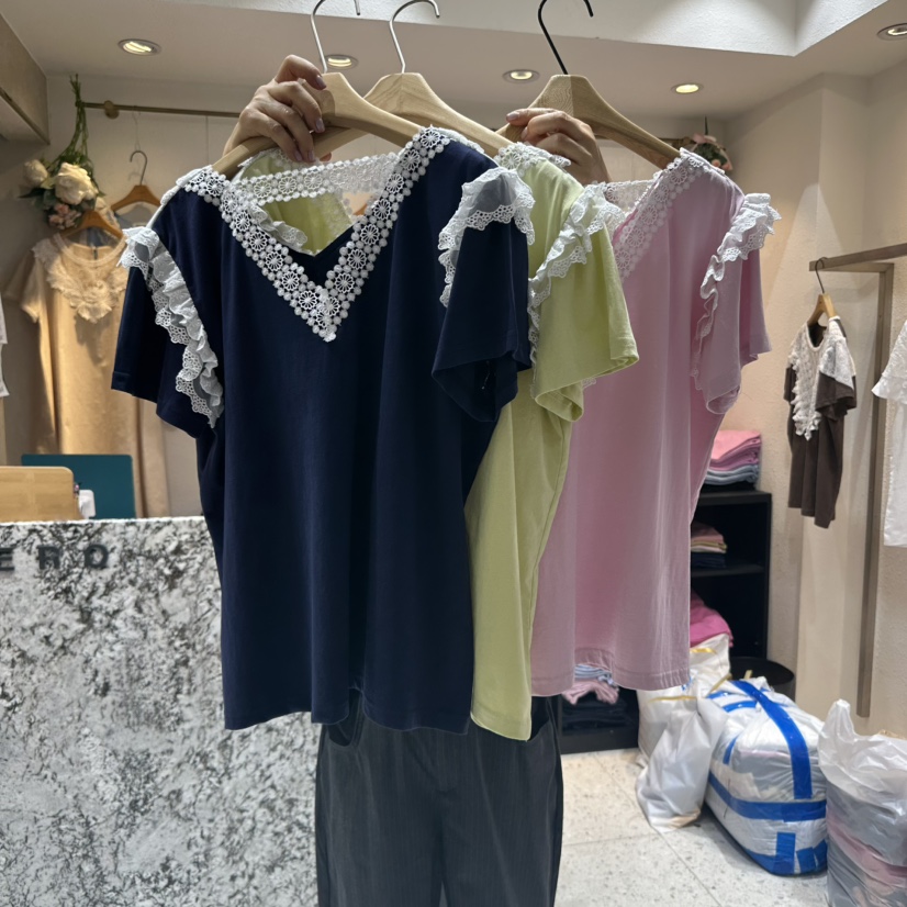 HERO韓國代購女士新品人氣時尚25春夏真品推薦休閑職業熱賣T恤HEROT恤