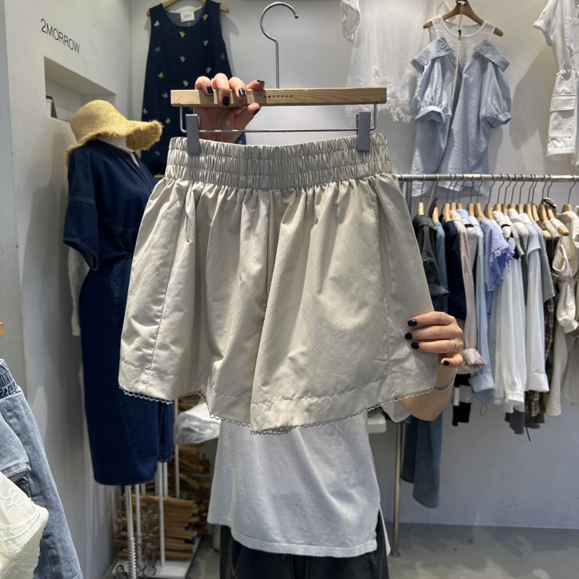 2MORROW東大門實拍女士新品推薦熱賣時尚休閑人氣職業短褲棉質2MORROW短褲