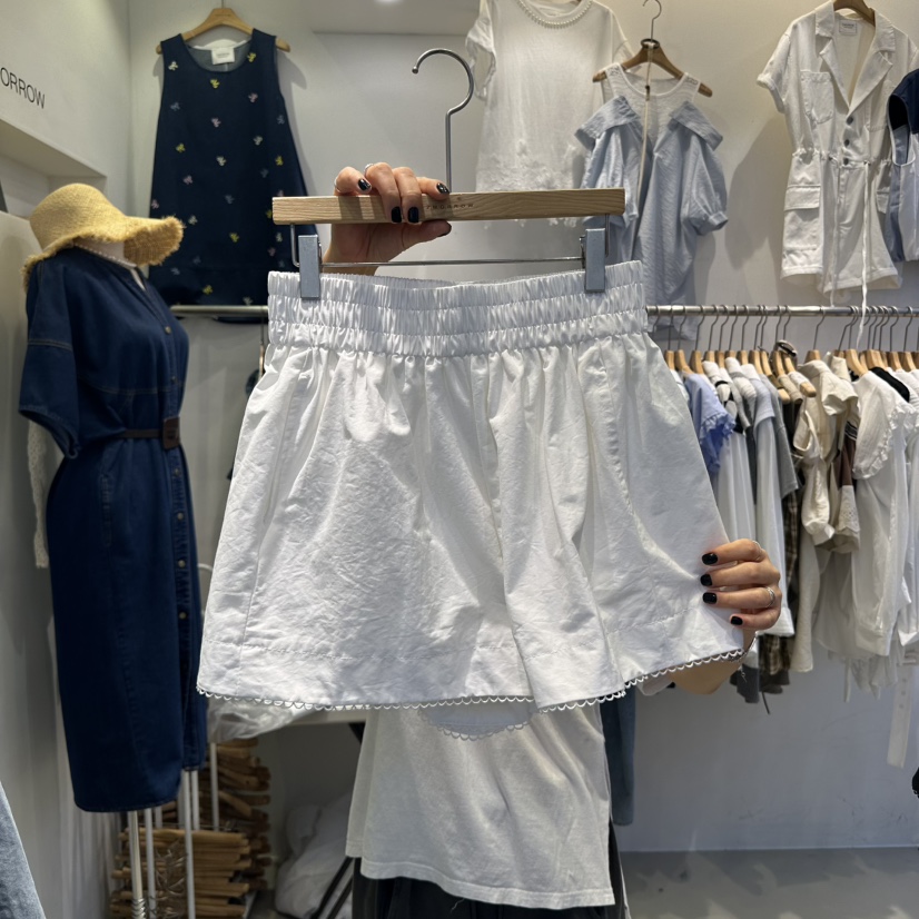 2MORROW東大門實拍女士新品推薦熱賣時尚休閑人氣職業短褲棉質2MORROW短褲