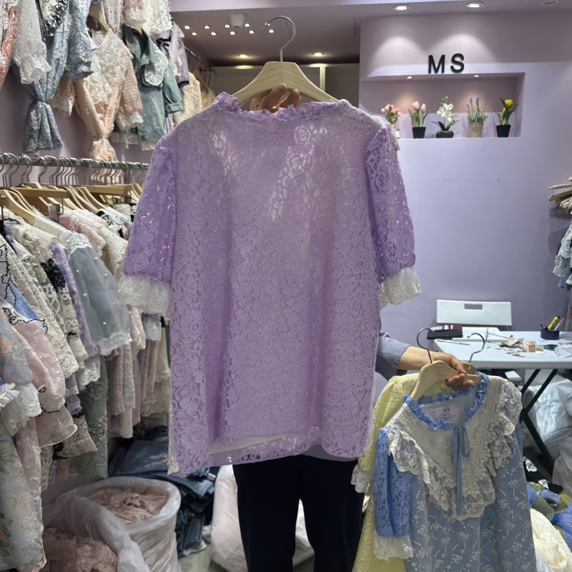 MS韓國直郵女裝新品熱賣25春夏人氣推薦時尚休閑真品連衣裙MS連衣裙