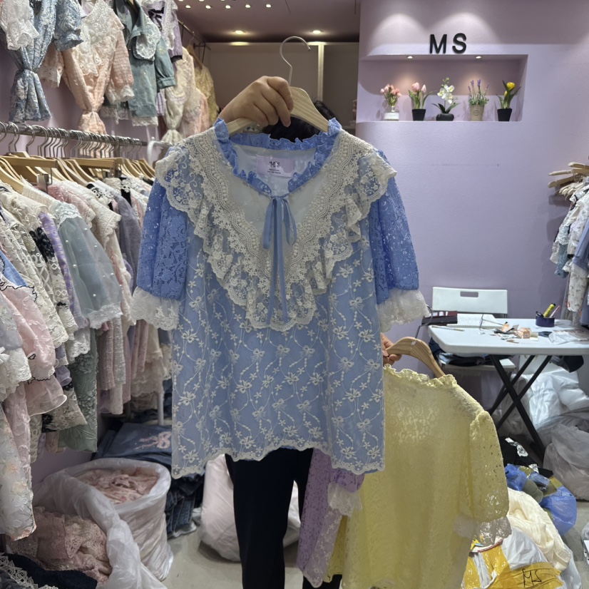 MS韓國直郵女裝新品熱賣25春夏人氣推薦時尚休閑真品連衣裙MS連衣裙圖色3