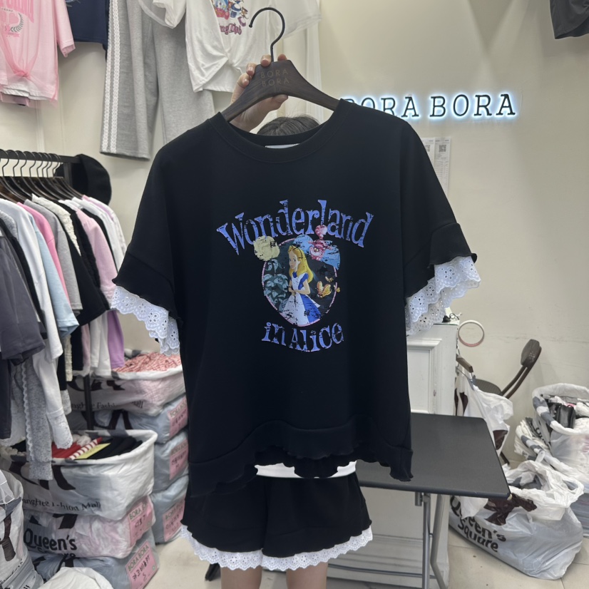 BORA BORA東大門代購女士新品休閑職業25春夏推薦熱賣真品T恤BORA BORAT恤圖色4
