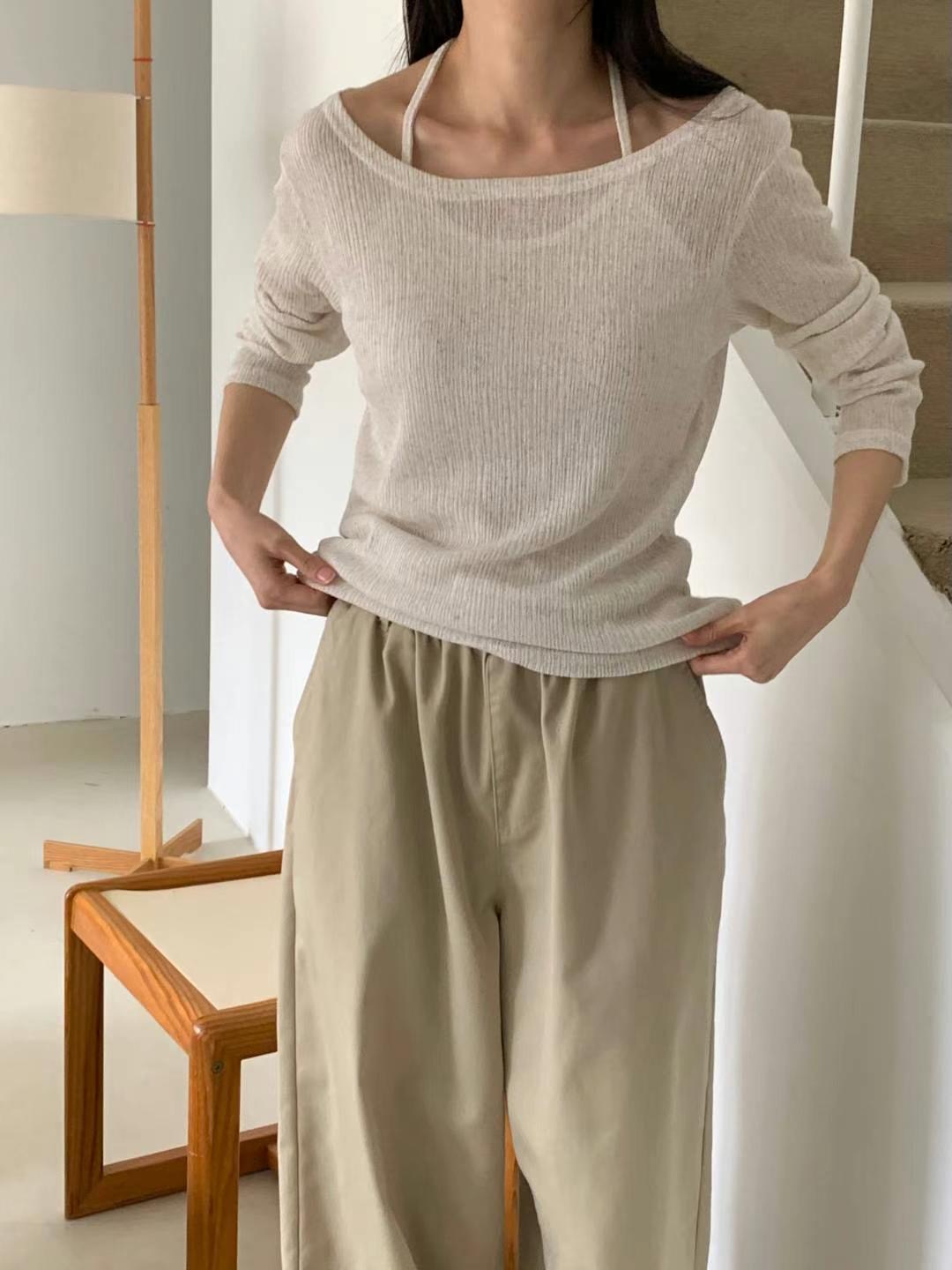 DIVA韓國代購女士新款真品推薦人氣熱賣25春夏職業時尚休閑褲DIVA休閑褲