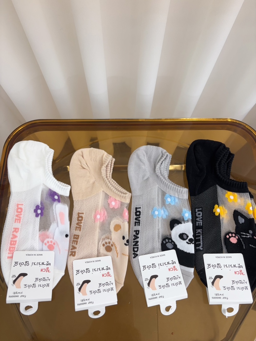 CACTUS-Q直郵韓國代購㊣女裝新品熱賣25春夏時尚休閑推薦襪子CACTUS十雙起/可混搭襪子