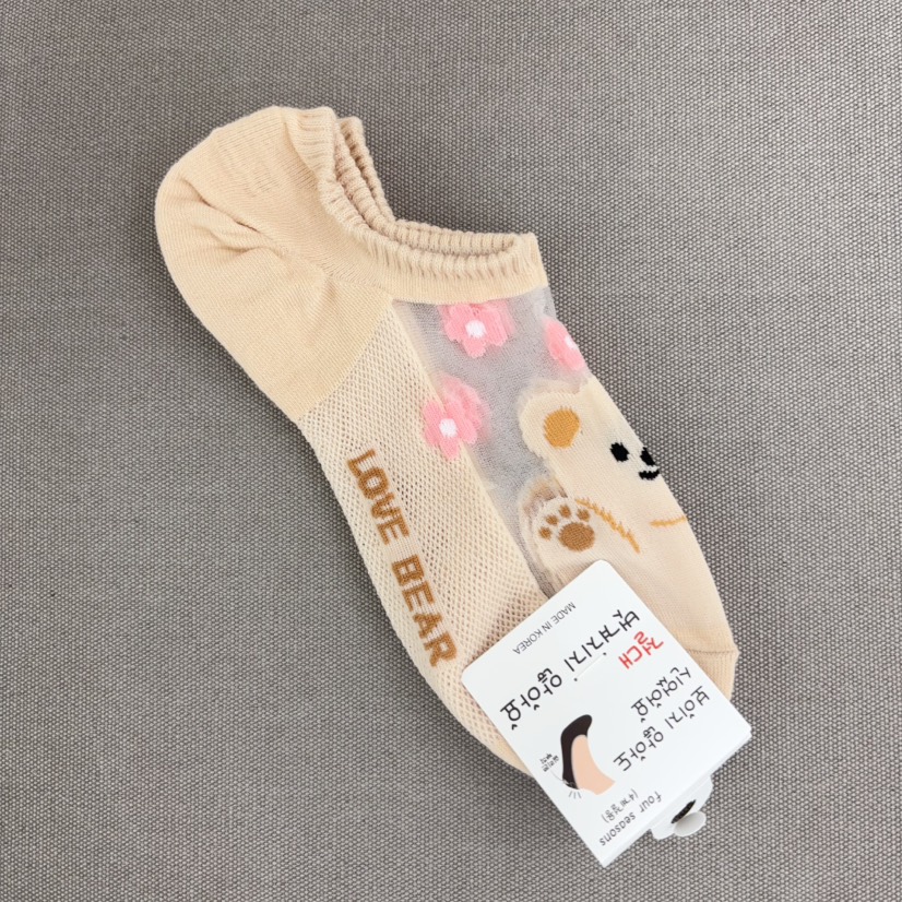 CACTUS-Q直郵韓國代購㊣女裝新品熱賣25春夏時尚休閑推薦襪子CACTUS十雙起/可混搭襪子圖色2