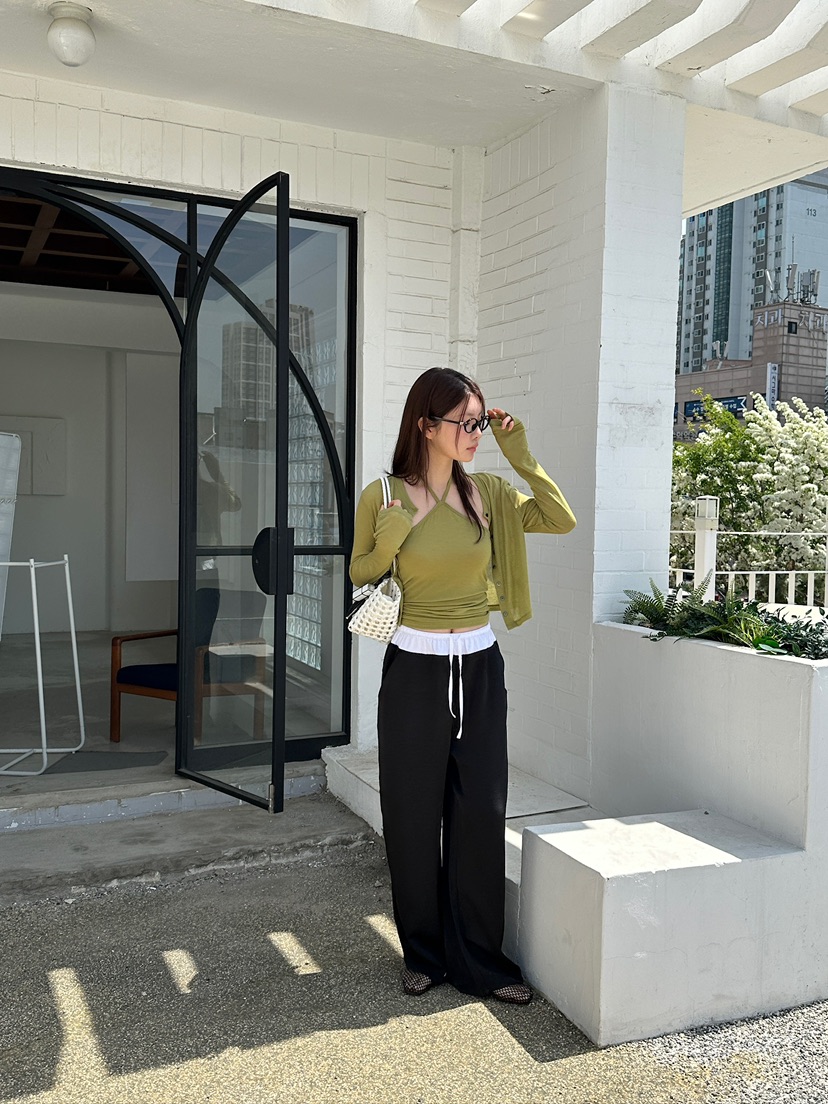 UNBOUND韓國直郵㊣女裝新品時尚熱賣休閑25春夏人氣推薦休閑褲UNBOUND休閑褲