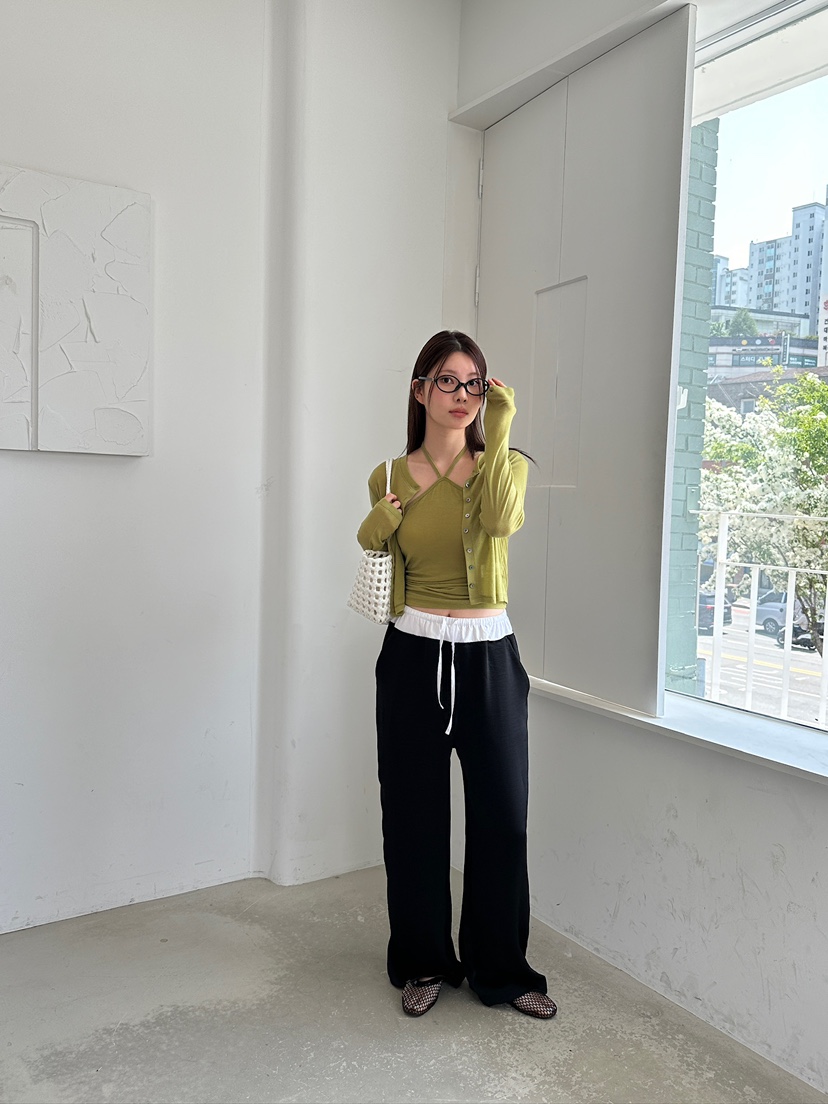 UNBOUND韓國直郵㊣女裝新品時尚熱賣休閑25春夏人氣推薦休閑褲UNBOUND休閑褲