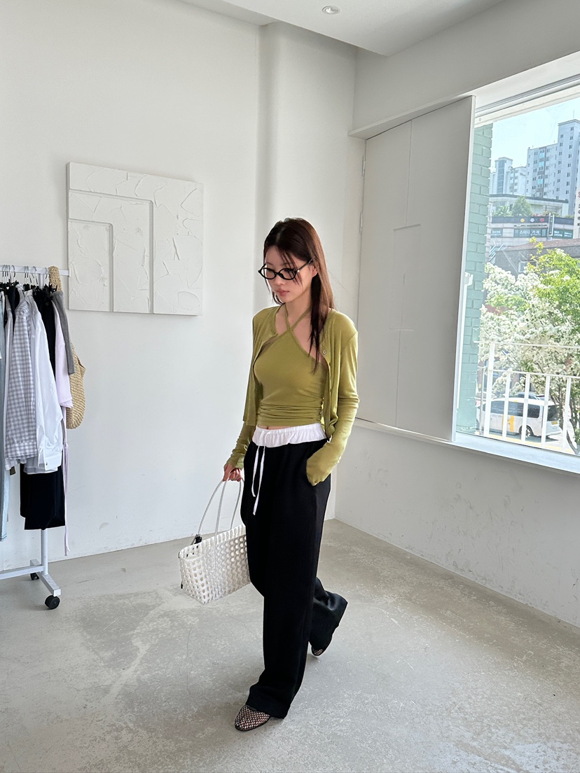 UNBOUND韓國直郵㊣女裝新品時尚熱賣休閑25春夏人氣推薦休閑褲UNBOUND休閑褲