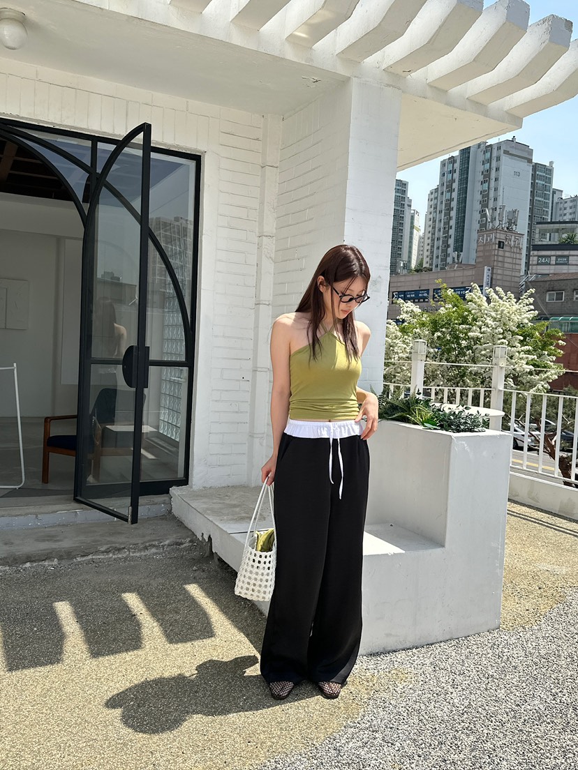 UNBOUND韓國直郵㊣女裝新品時尚熱賣休閑25春夏人氣推薦休閑褲UNBOUND休閑褲
