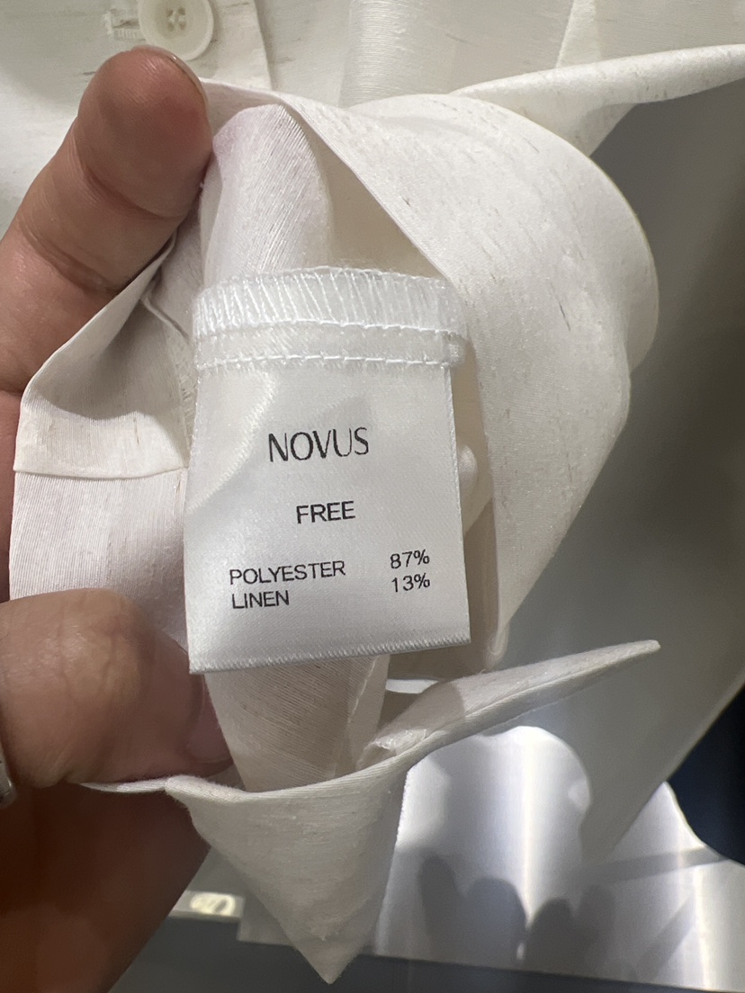 NOVUS韓國㊣直郵東大門代購女裝新款休閑推薦熱賣時尚馬甲亞麻NOVUS馬甲