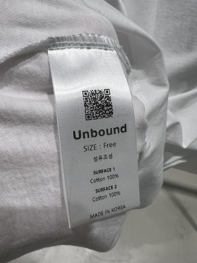 UNBOUND韓國直郵㊣東大門實拍女裝新品推薦熱賣25春夏人氣T恤UNBOUNDT恤