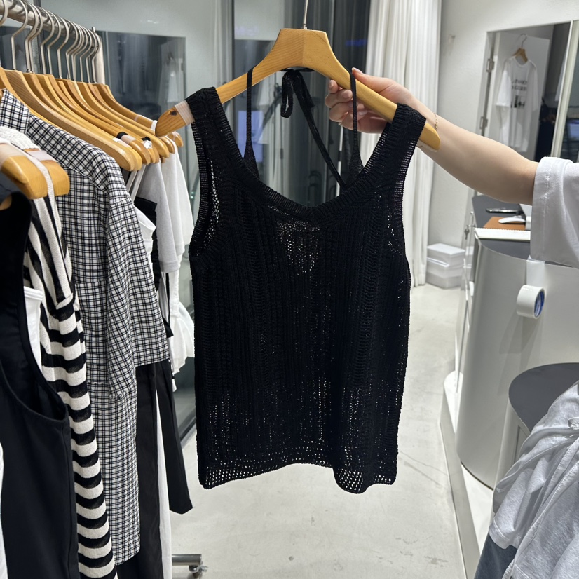 TREND SELLER/G韓國直郵㊣女裝新品休閑25春夏推薦吊帶背心G/TREND SELLER吊帶/背心圖色2