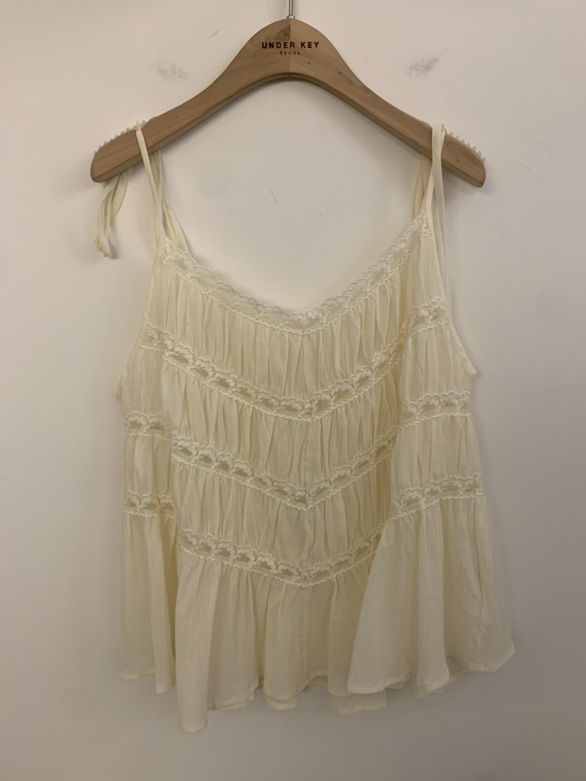 UNDER KEY韓國直郵㊣東大門實拍女裝新品休閑25春夏吊帶背心UNDER KEY吊帶/背心