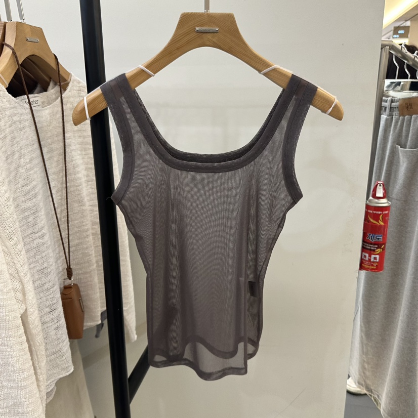 3 ANOTHER直郵韓國代購㊣女裝新款熱賣25春夏人氣吊帶背心3 ANOTHER吊帶/背心圖色3