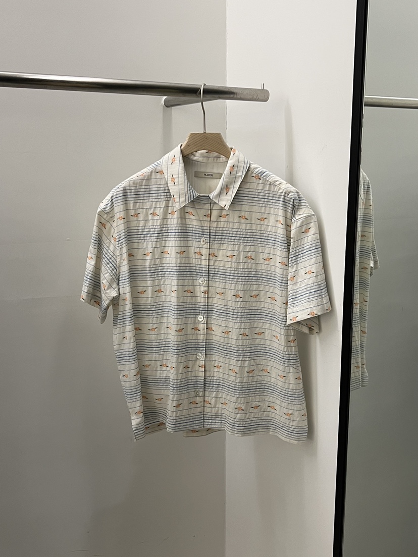 REGULARLY/PLACOR韓國㊣直郵東大門代購女裝新品25春夏襯衫蕾絲衫刺繡REGULARLY/PLACOR襯衫/蕾絲衫