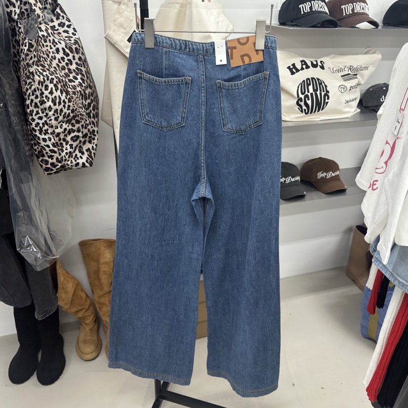 TOPDRESSING韓國直郵㊣女裝新款時尚推薦人氣25春夏熱賣牛仔褲TOPDRESSING牛仔褲