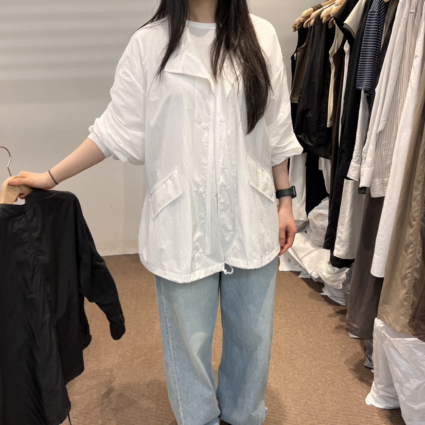 OBJECT韓國直郵㊣東大門實拍女裝新款時尚人氣推薦夾克尼龍OBJECT夾克圖色2