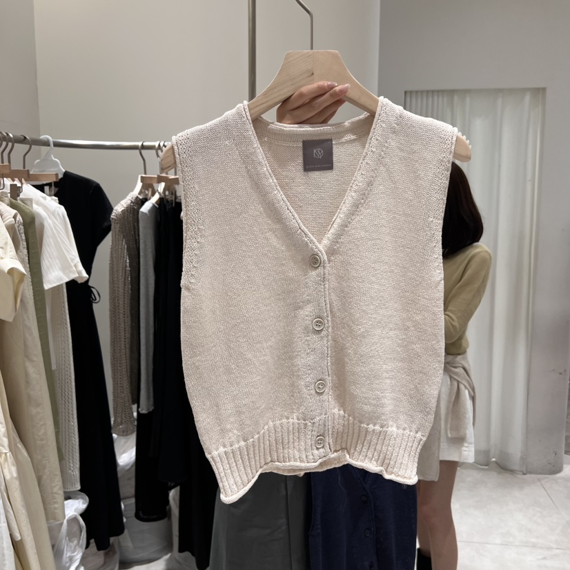 GLOW AND NYMPH韓國直郵㊣女裝新品人氣時尚25春夏推薦馬甲GLOW AND NYMPH馬甲