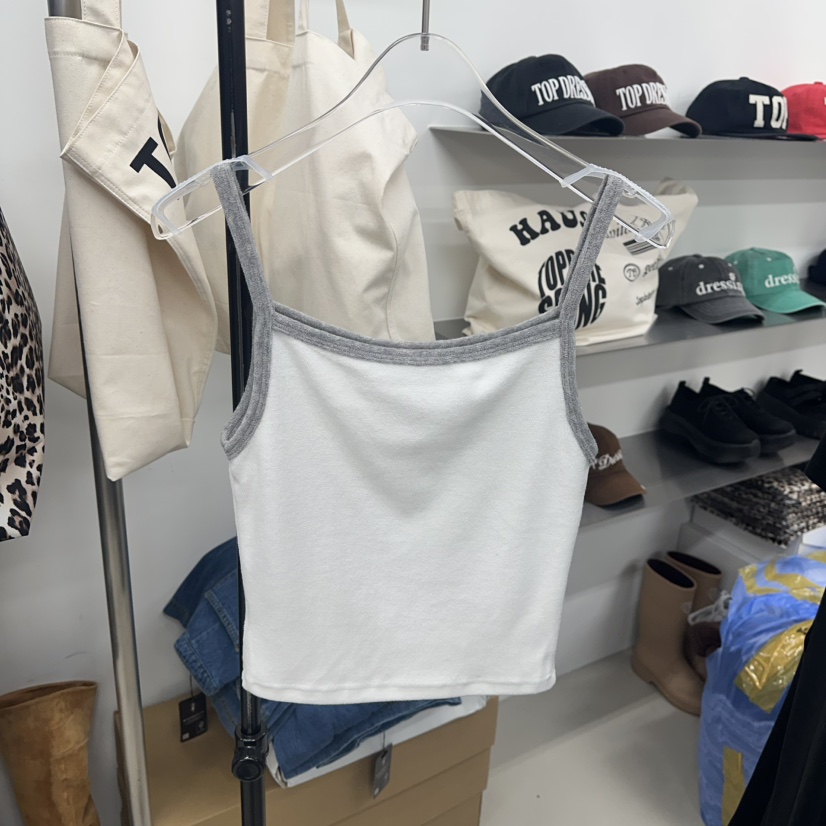 TOPDRESSING韓國㊣直郵東大門代購女裝新品25春夏推薦吊帶背心TOPDRESSING吊帶/背心