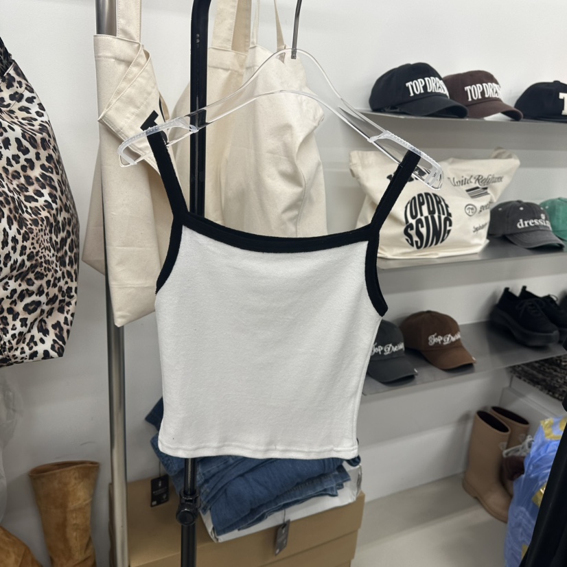 TOPDRESSING韓國㊣直郵東大門代購女裝新品25春夏推薦吊帶背心TOPDRESSING吊帶/背心圖色2