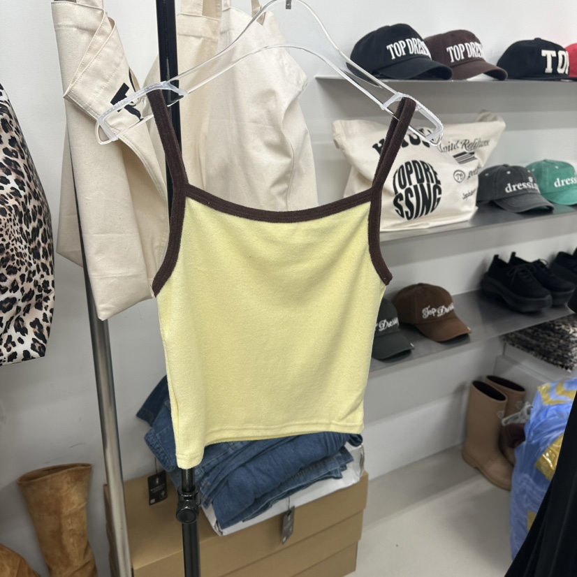 TOPDRESSING韓國㊣直郵東大門代購女裝新品25春夏推薦吊帶背心TOPDRESSING吊帶/背心圖色3