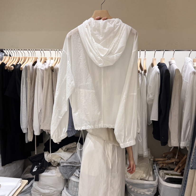 OP PER韓國㊣直郵東大門代購女裝新品休閑25春夏熱賣時尚夾克OPPER-simplebeige夾克