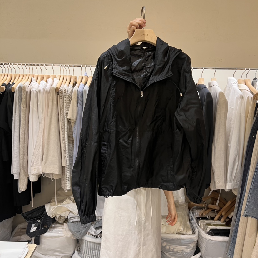 OP PER韓國㊣直郵東大門代購女裝新品休閑25春夏熱賣時尚夾克OPPER-simplebeige夾克圖色3