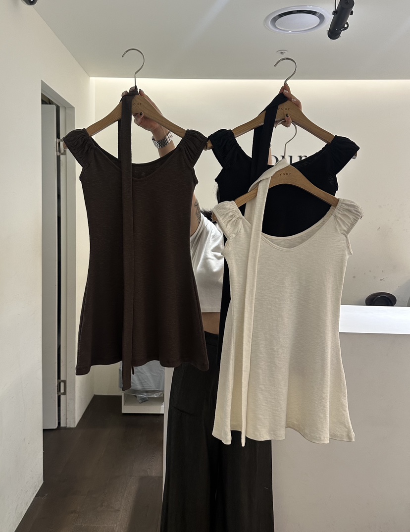 YOUR-P直郵韓國代購㊣女裝新品人氣休閑25春夏吊帶背心含腰帶YOUR-P吊帶/背心