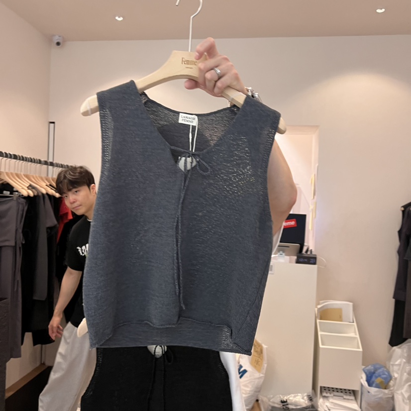 LA MAGIE FEMME韓國直郵㊣東大門實拍女裝新品人氣吊帶背心Lamagie Femme吊帶/背心圖色2