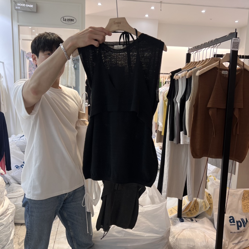 LA MAGIE FEMME韓國㊣直郵東大門代購女裝新品熱賣套裝套裝Lamagie Femme套裝圖色2