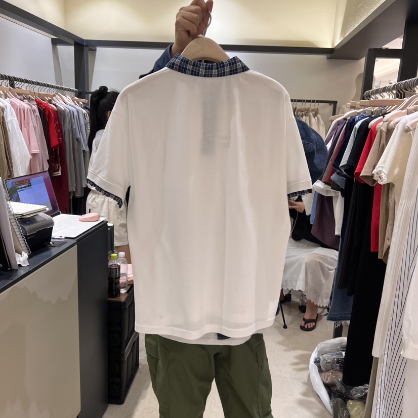 SELF SERVICE韓國直郵㊣女裝新款休閑人氣25春夏熱賣時尚T恤SELF SERVICET恤