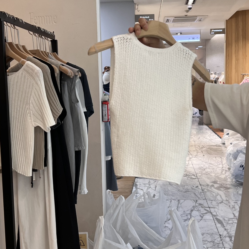 LA MAGIE FEMME韓國㊣直郵東大門代購女裝新款25春夏吊帶背心Lamagie Femme吊帶/背心